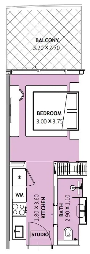 Binghatti Binghatti Skyblade floor plan