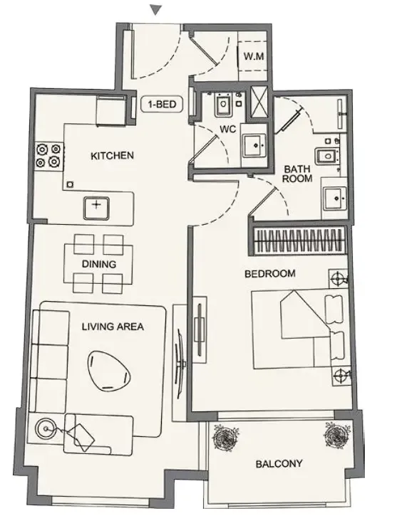 Binghatti Binghatti Wraith floor plan