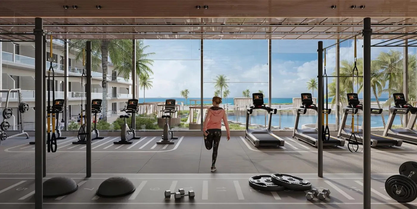 Gymnasium amenity image at Bloom Living - Malaga