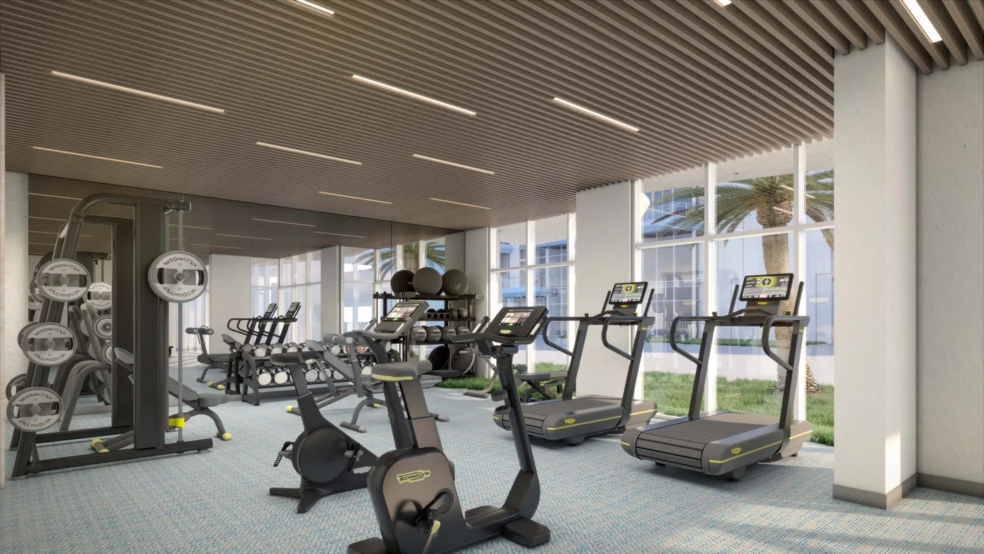 Fitness Centre amenity image at Blue Marina Residence