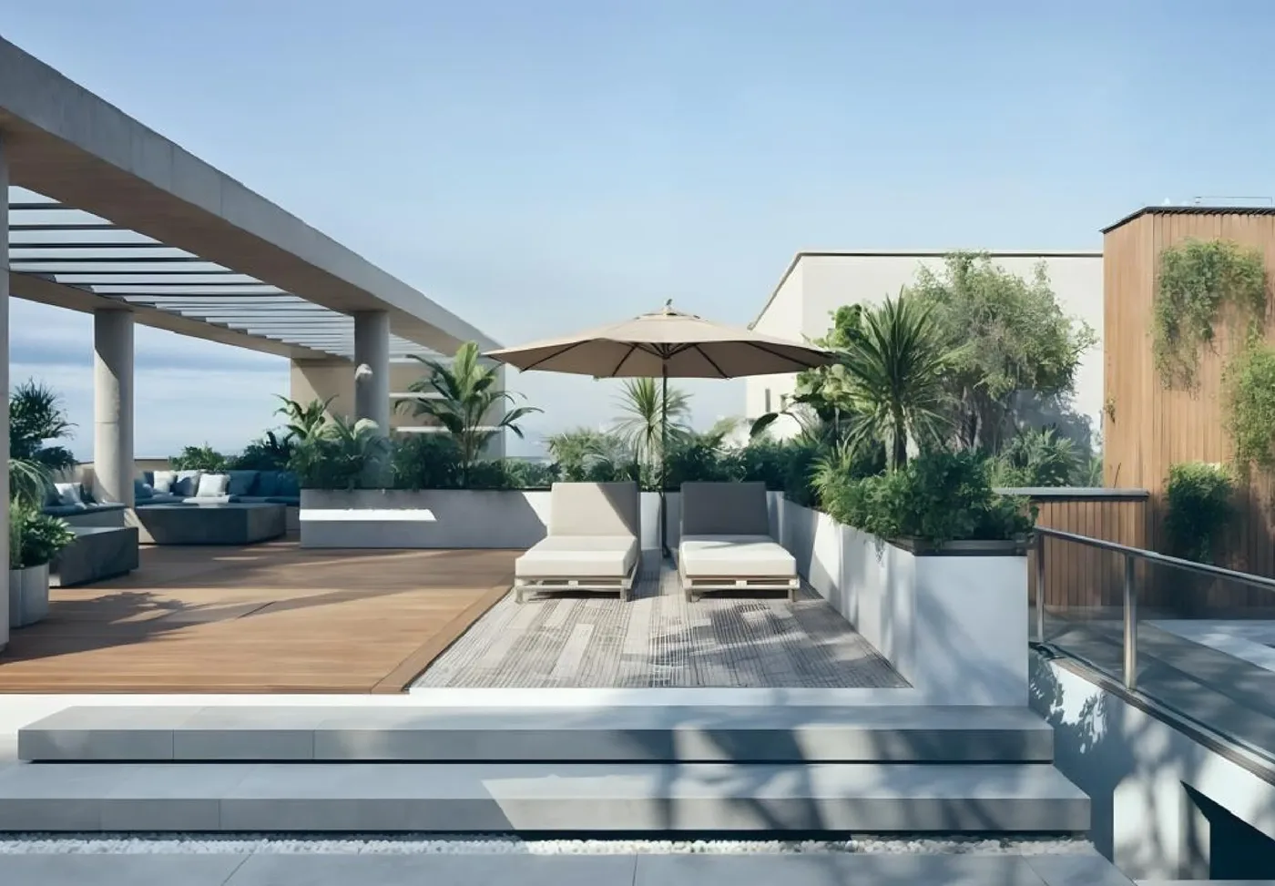 Pool Lounge amenity image at Brand Centro