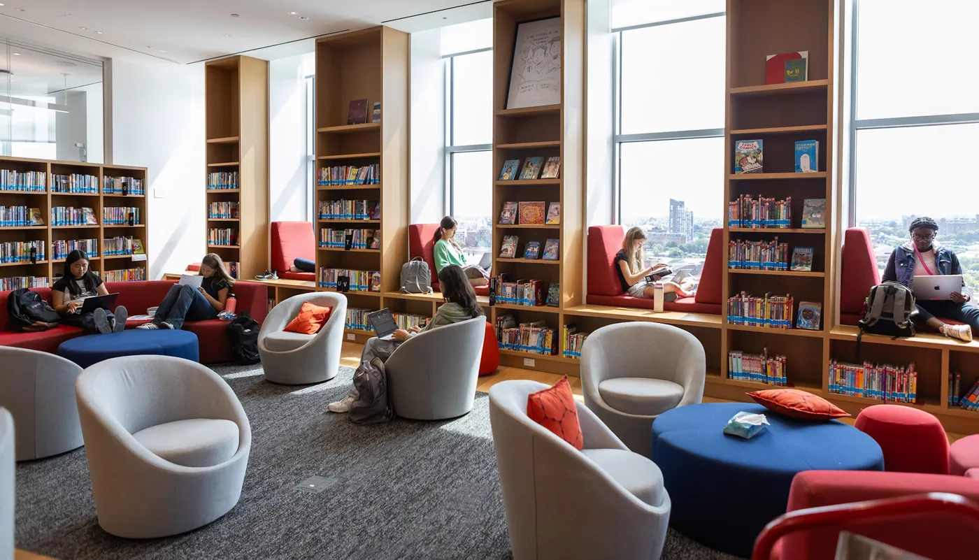 Library amenity image at Butterfly Towers
