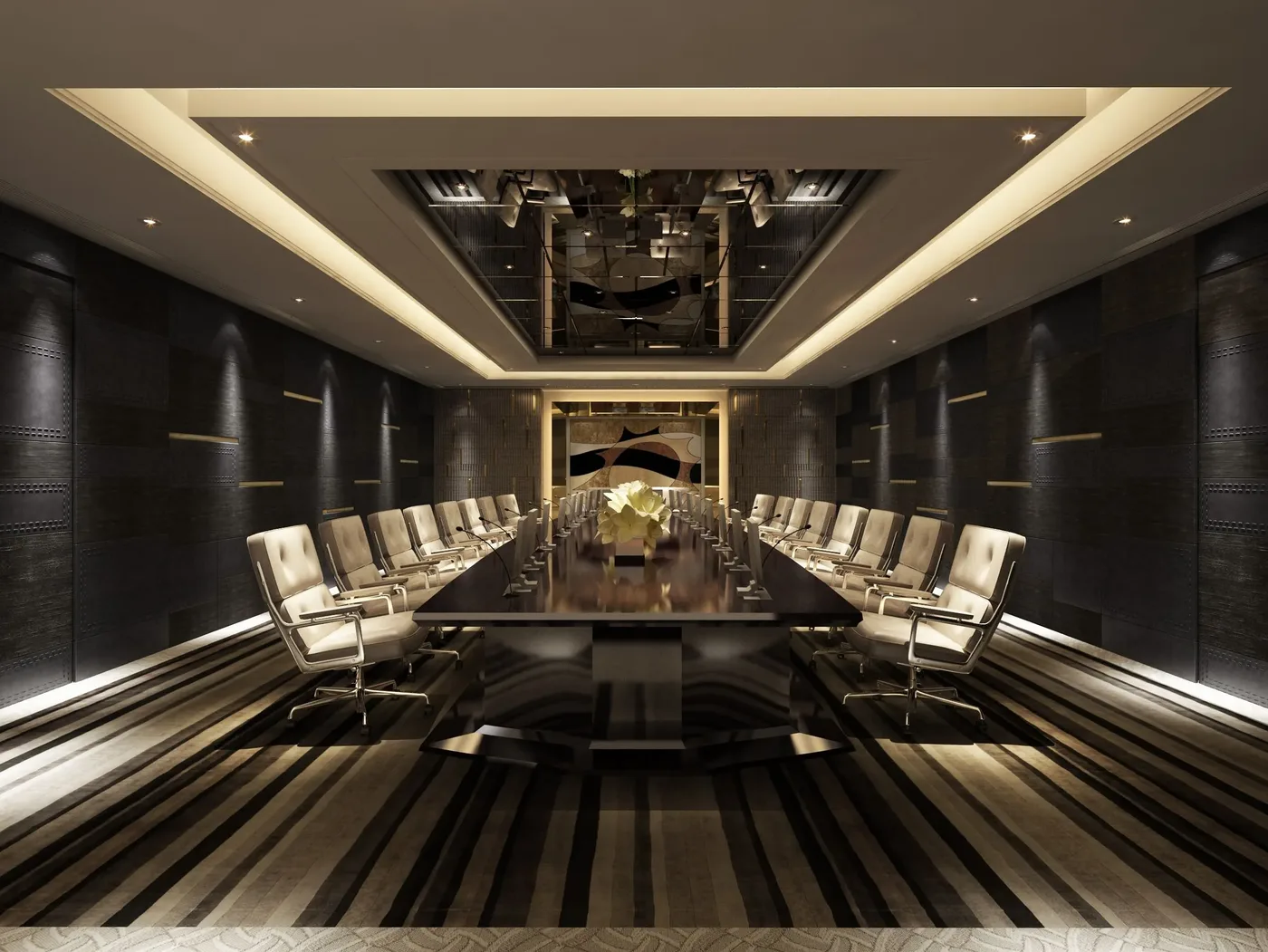 Business Lounge & Meeting Room amenity image at California Residences