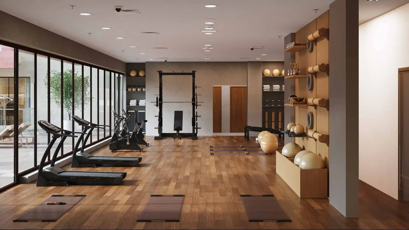 Gym amenity image at Carmel Residence