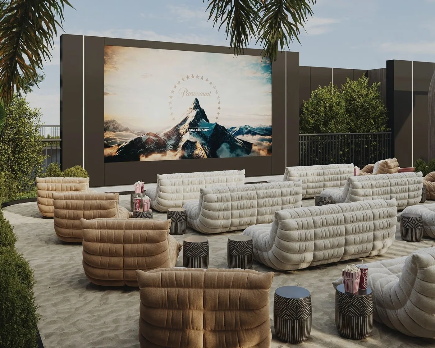 Open-Air Cinema amenity image at Casa Aura Residence