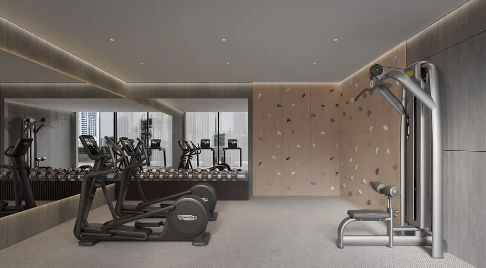 Gym amenity image at Casa Vista Residence