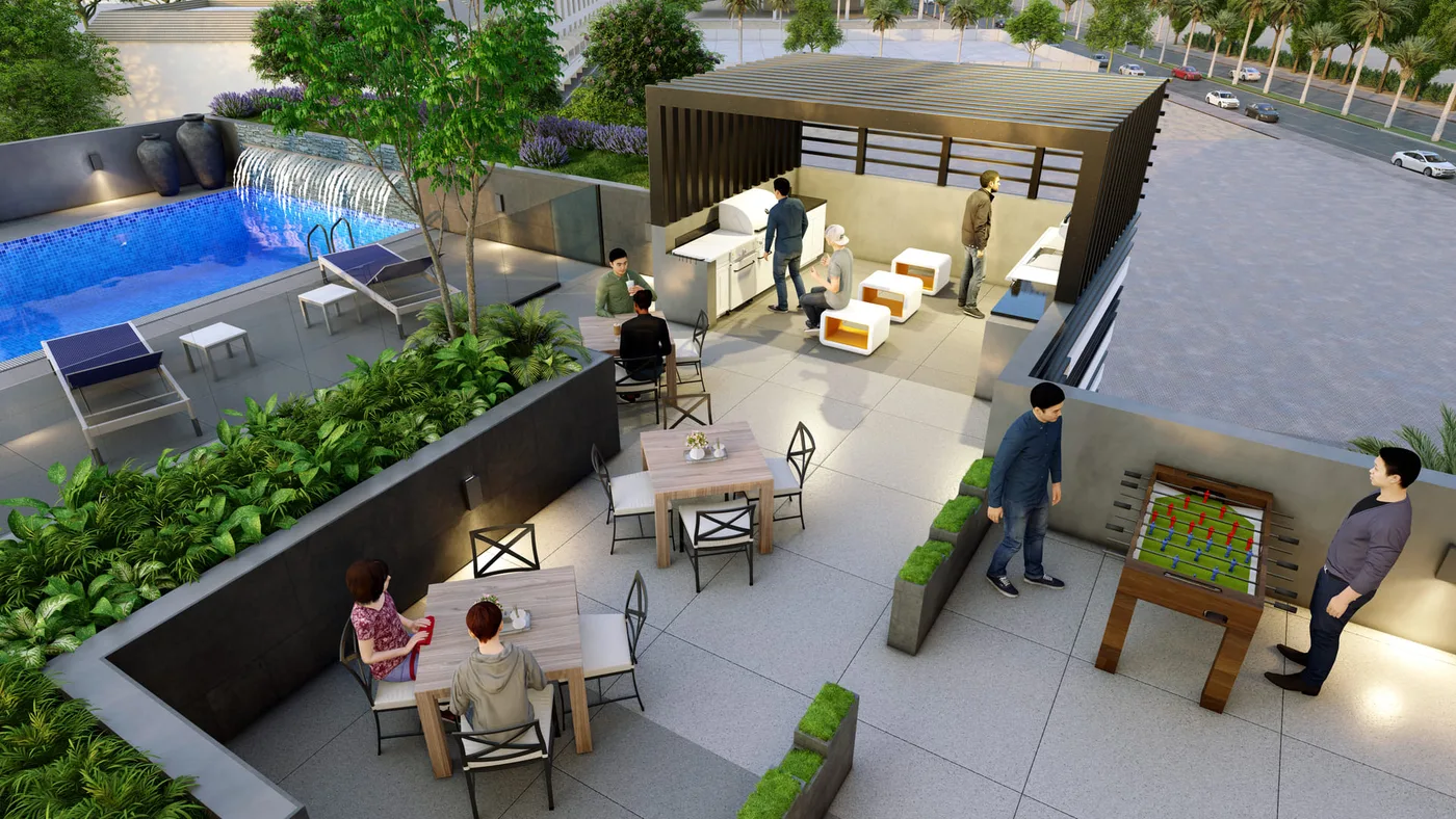 Barbecue Area amenity image at Catch Residence by IGO