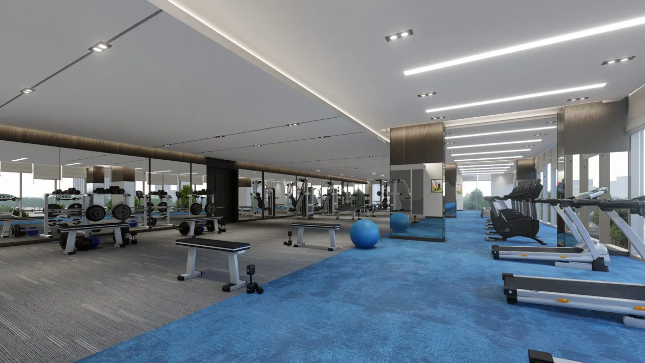 Gym amenity image at Catch Residence by IGO