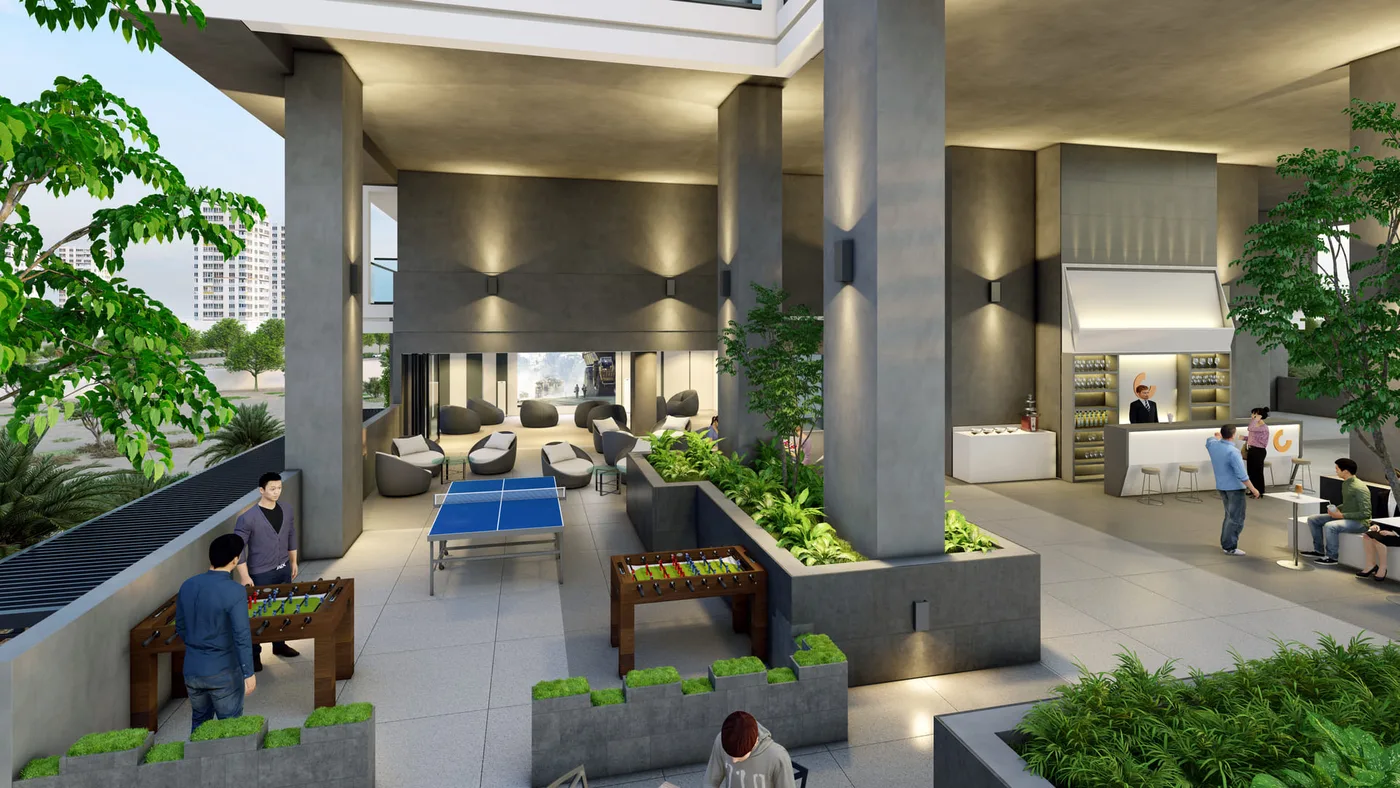 Outdoor Lounge Terrace amenity image at Catch Residence by IGO