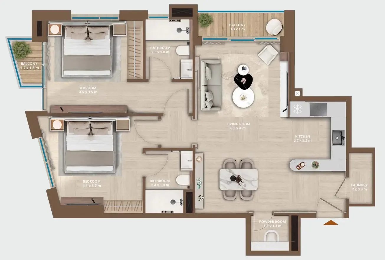 HRE Development Celeste by HRE floor plan
