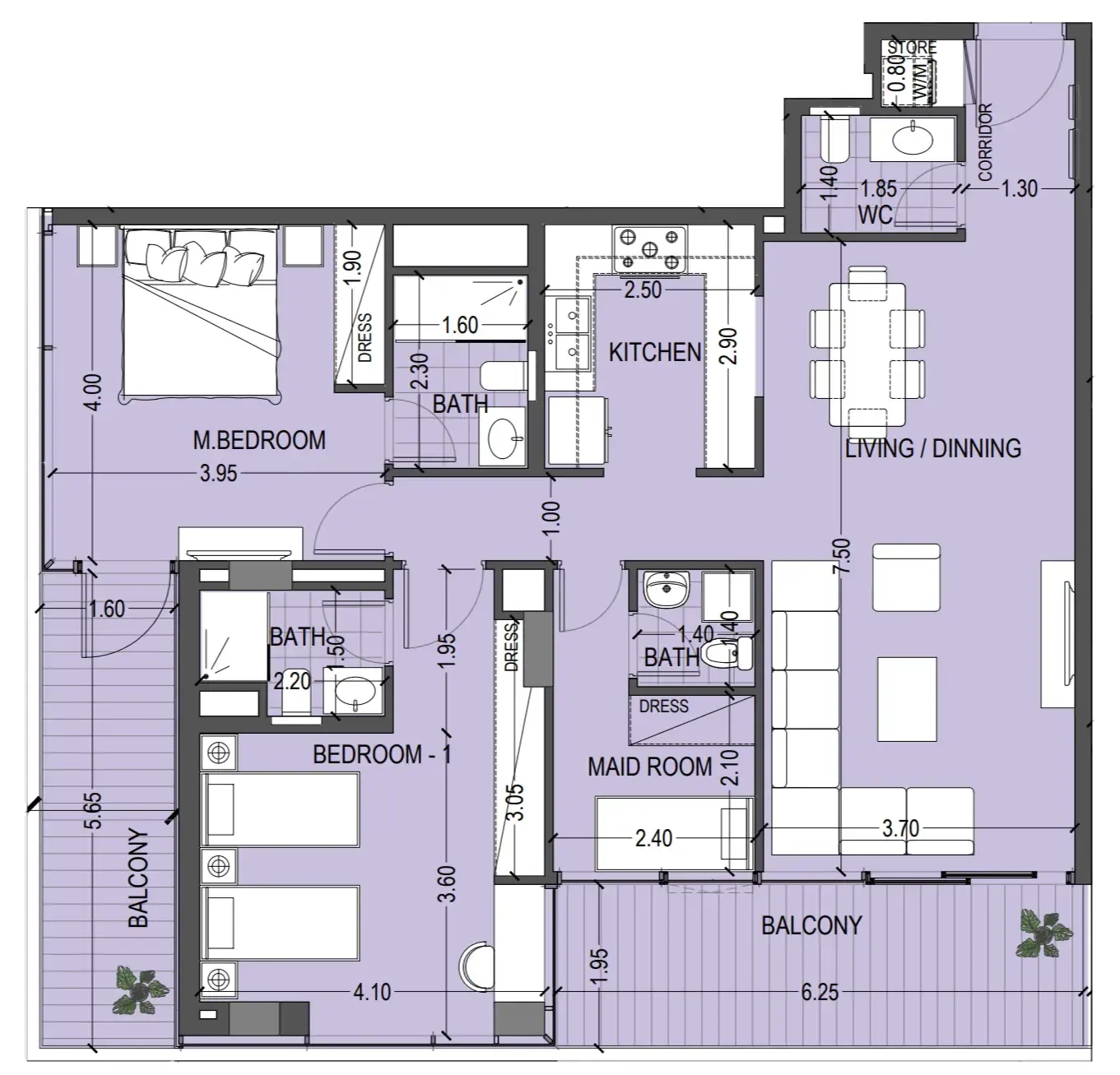 Abou Eid Celia Gardens floor plan