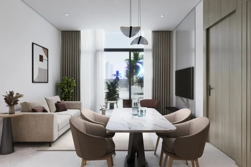 Interior at Chapter 02 by Newbury in Dubai