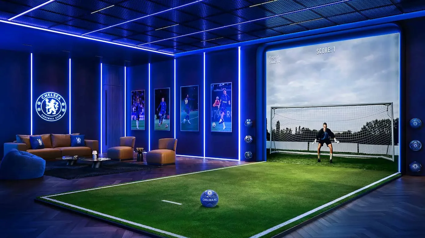 Football Simulation Room amenity image at Chelsea Residences 1 Tower C