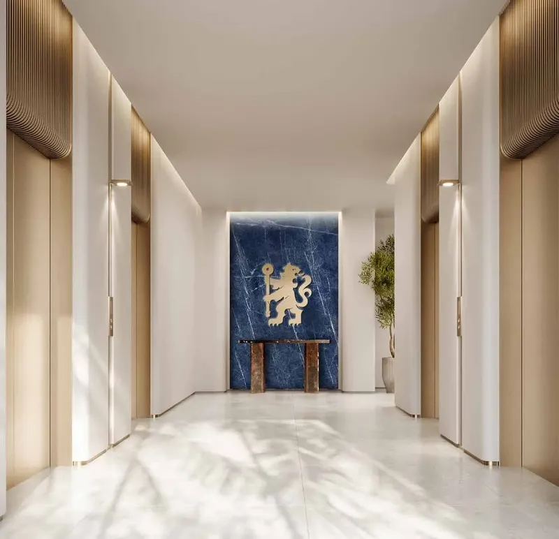 Lobby at Chelsea Residences 1 Tower C in Maritime City Dubai
