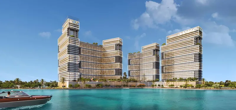 Exterior at Chelsea Residences 1 Tower C in Maritime City Dubai