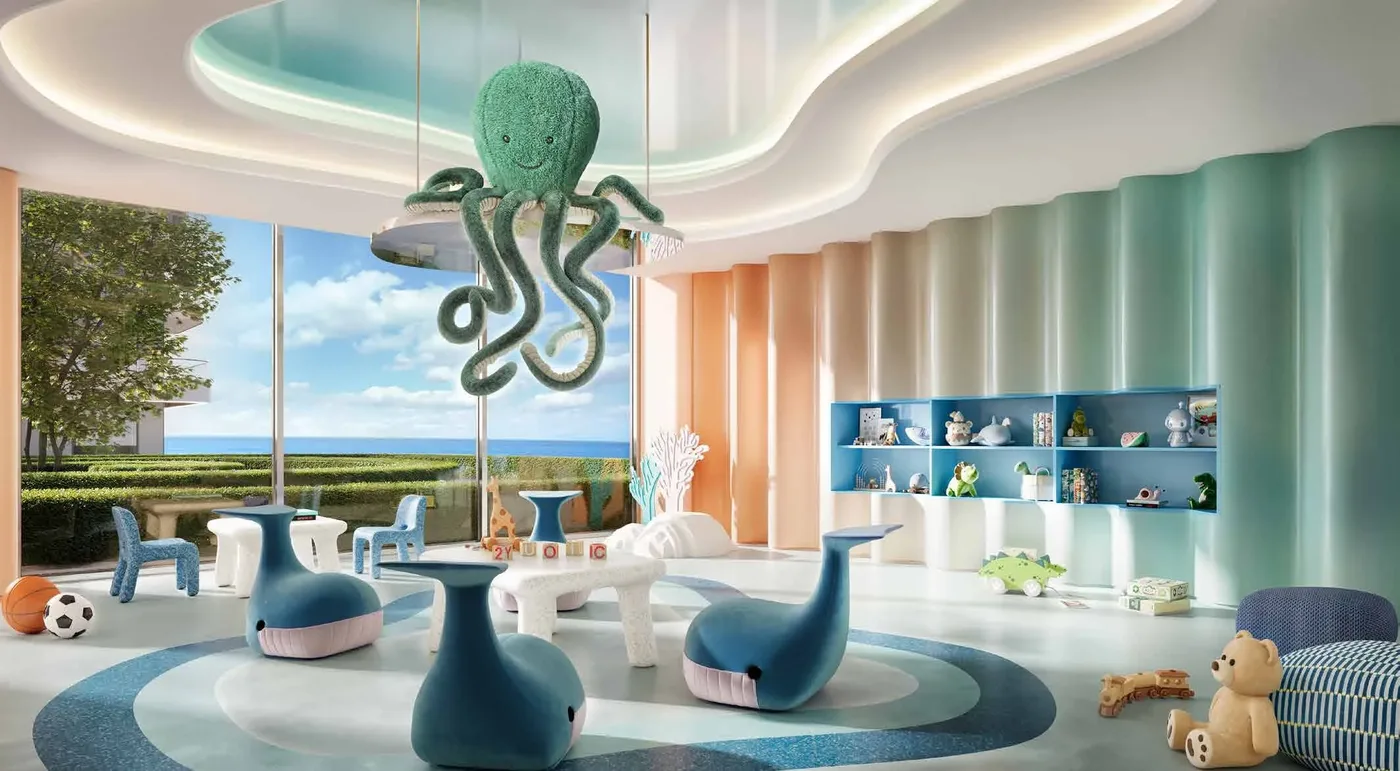 Underwater-themed Kids Area amenity image at Chelsea Residences 1 Tower C