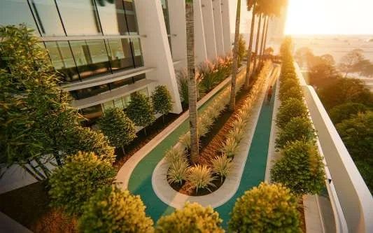 250m Running And Walking Track amenity image at Cloud Tower