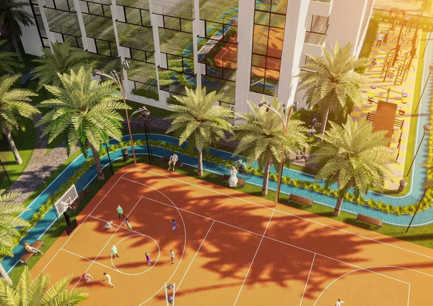Basketball Court amenity image at Cloud Tower