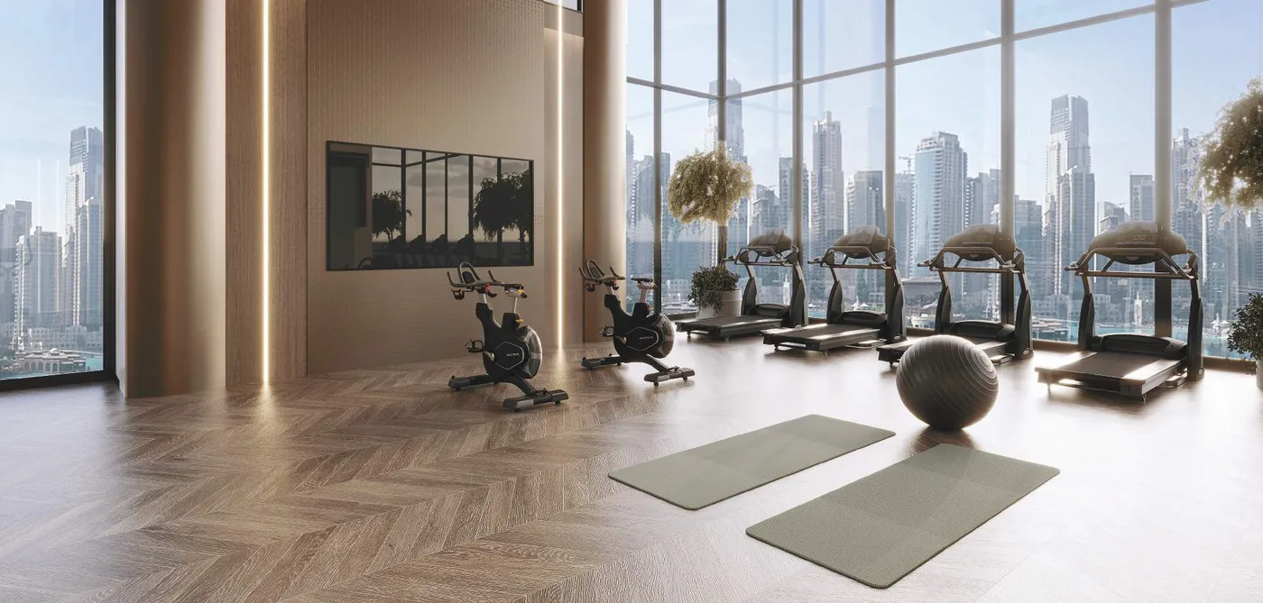 Indoor Gym amenity image at Cove by Imtiaz