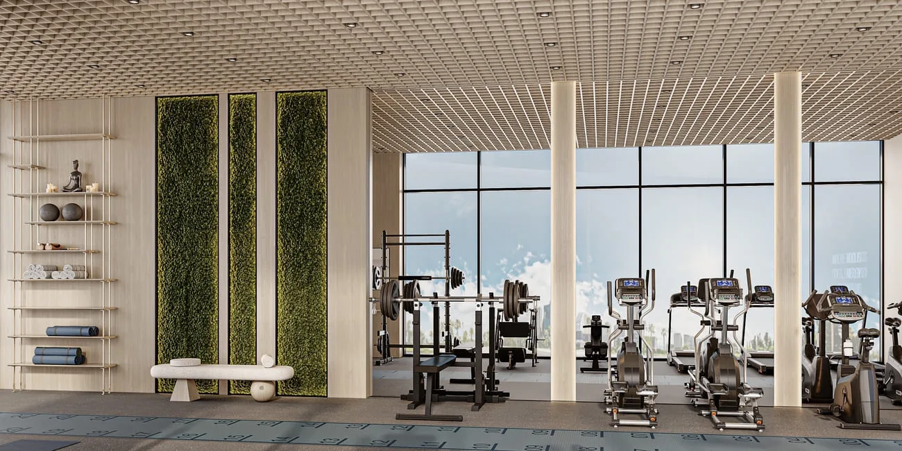 Gym amenity image at Cove Edition 4