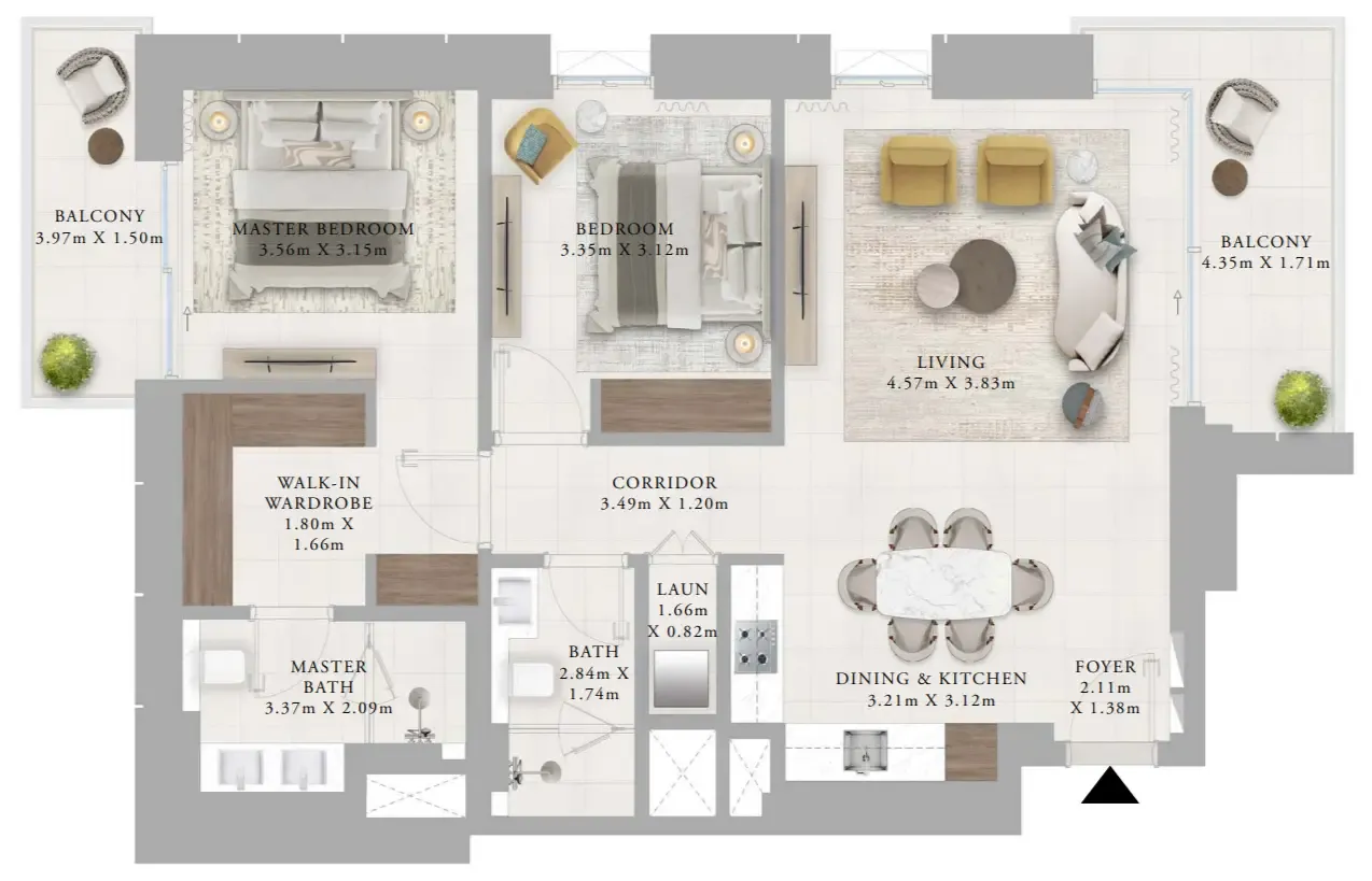 Emaar Creek Haven floor plan