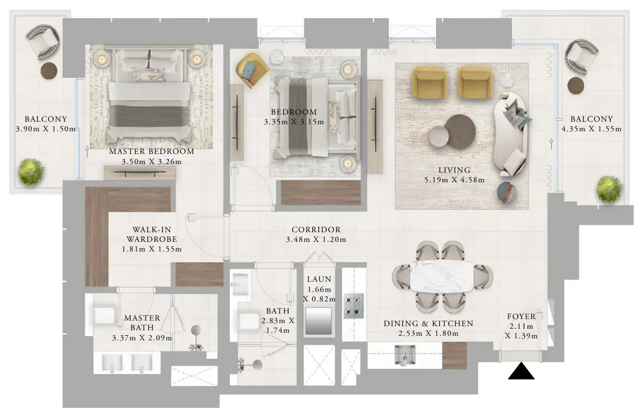 Emaar Creek Haven floor plan