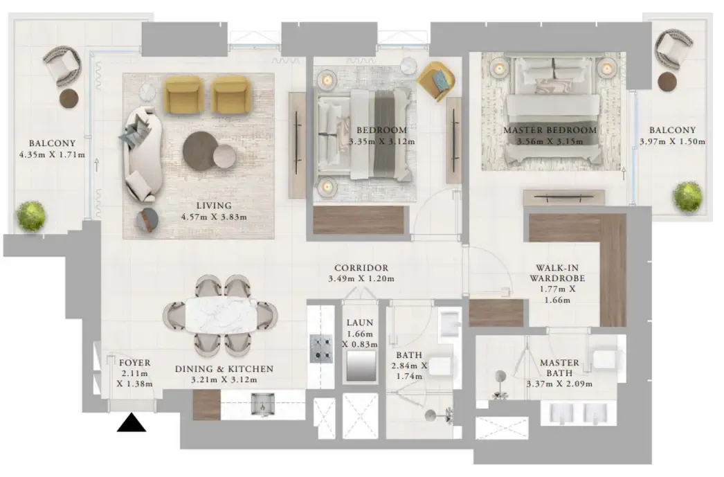 Emaar Creek Haven floor plan