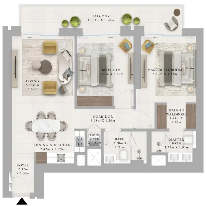 Emaar Creek Haven floor plan