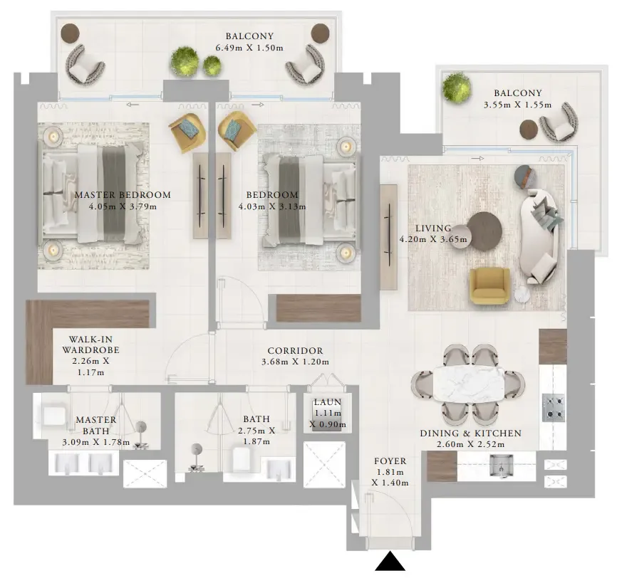 Emaar Creek Haven floor plan