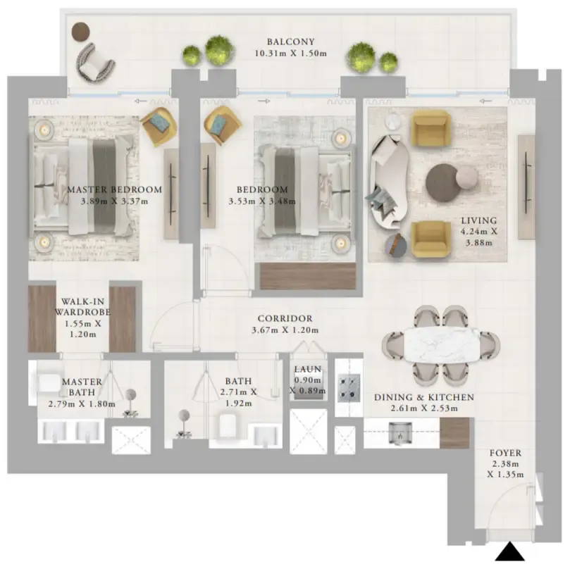 Emaar Creek Haven floor plan