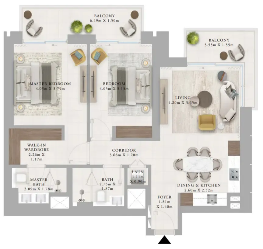 Emaar Creek Haven floor plan
