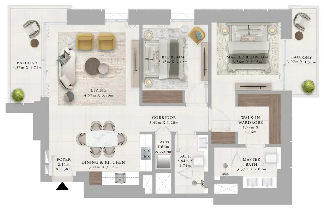 Emaar Creek Haven floor plan