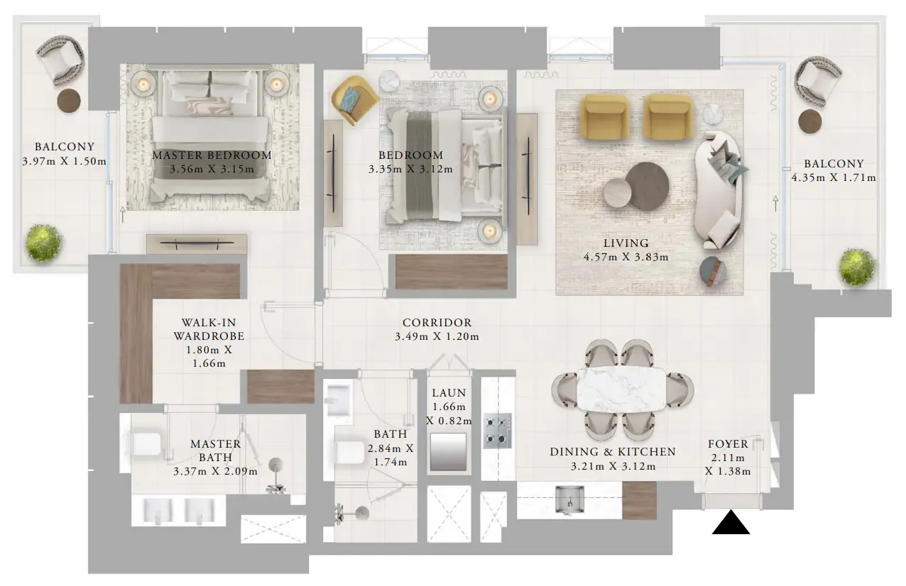 Emaar Creek Haven floor plan