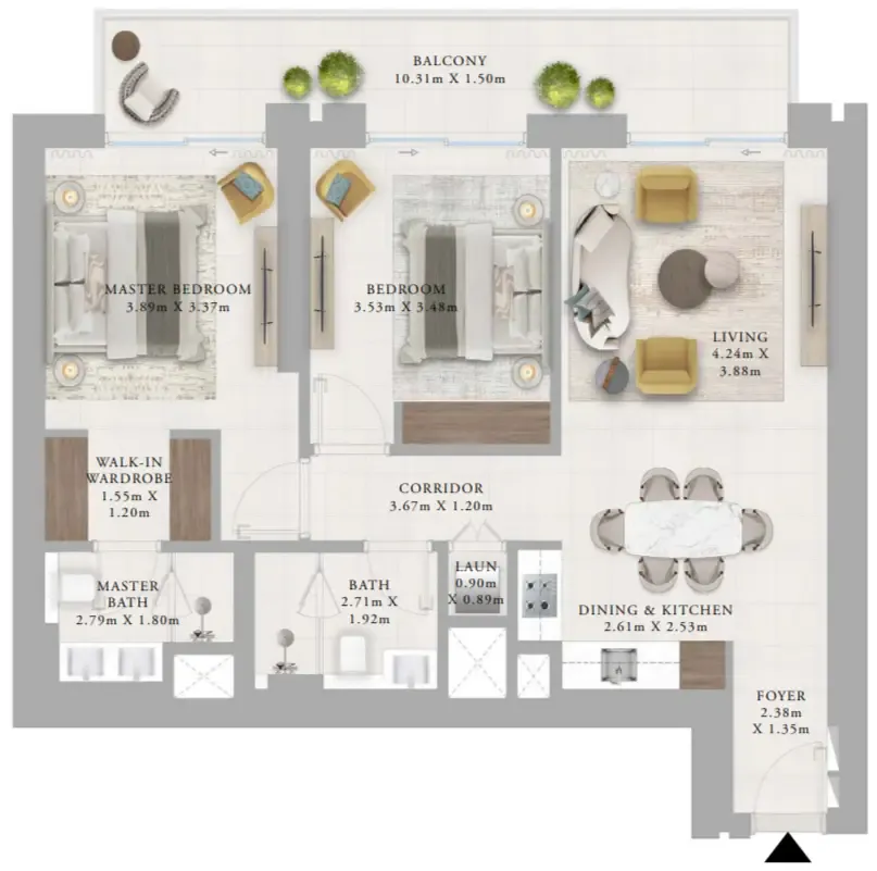 Emaar Creek Haven floor plan