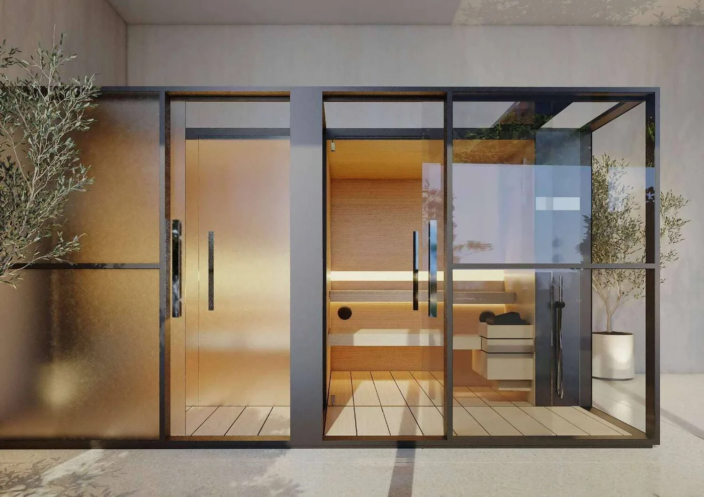 Sauna & Steam Room amenity image at Cubix Residences