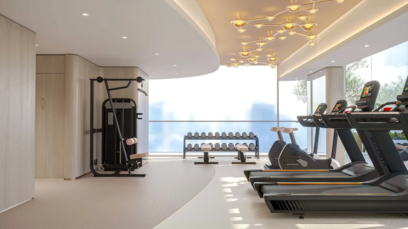 Outdoor & Indoor Gym amenity image at Cybele by Wadan