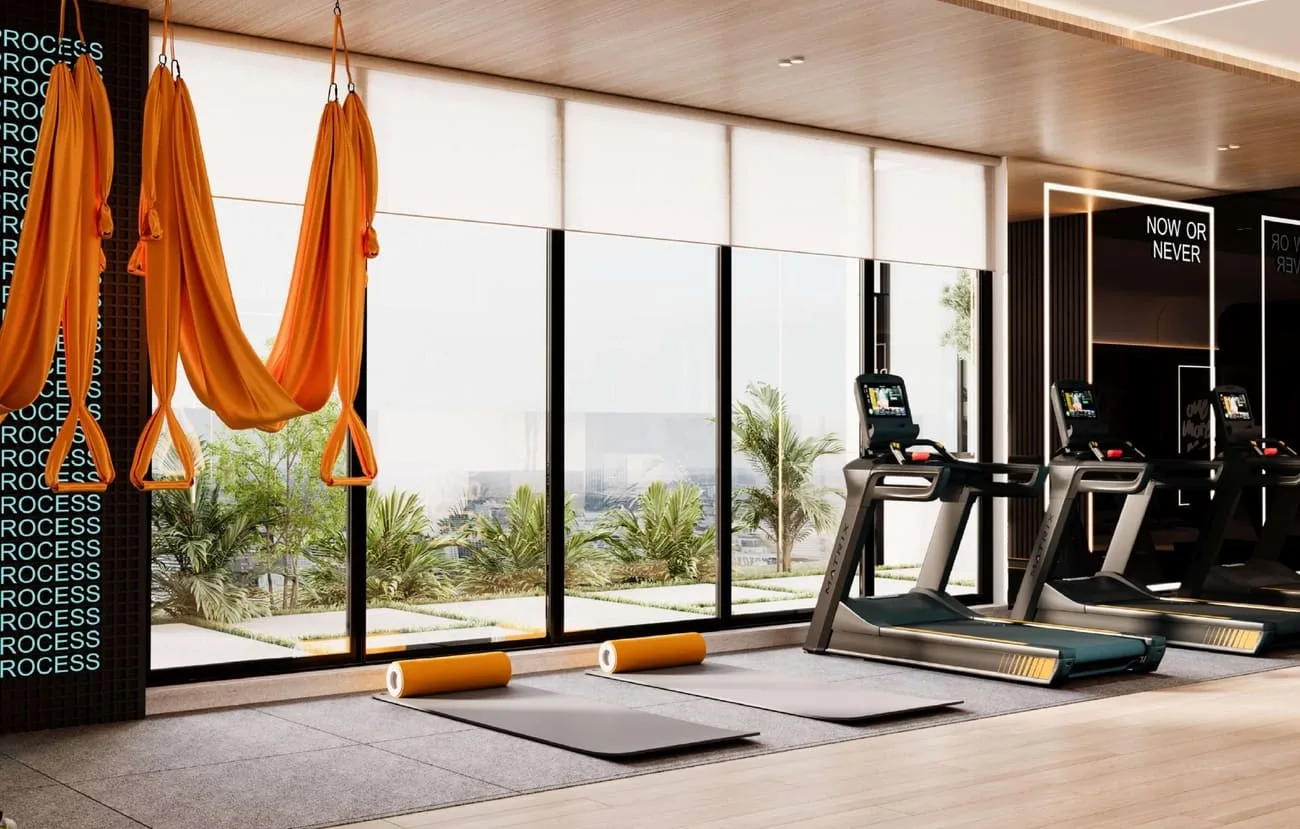 Gym amenity image at Dalmore Tower