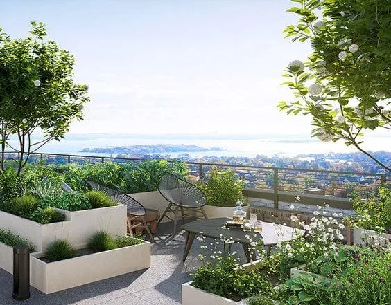 Garden Walk-Ways In The Sky amenity image at Damac Bay