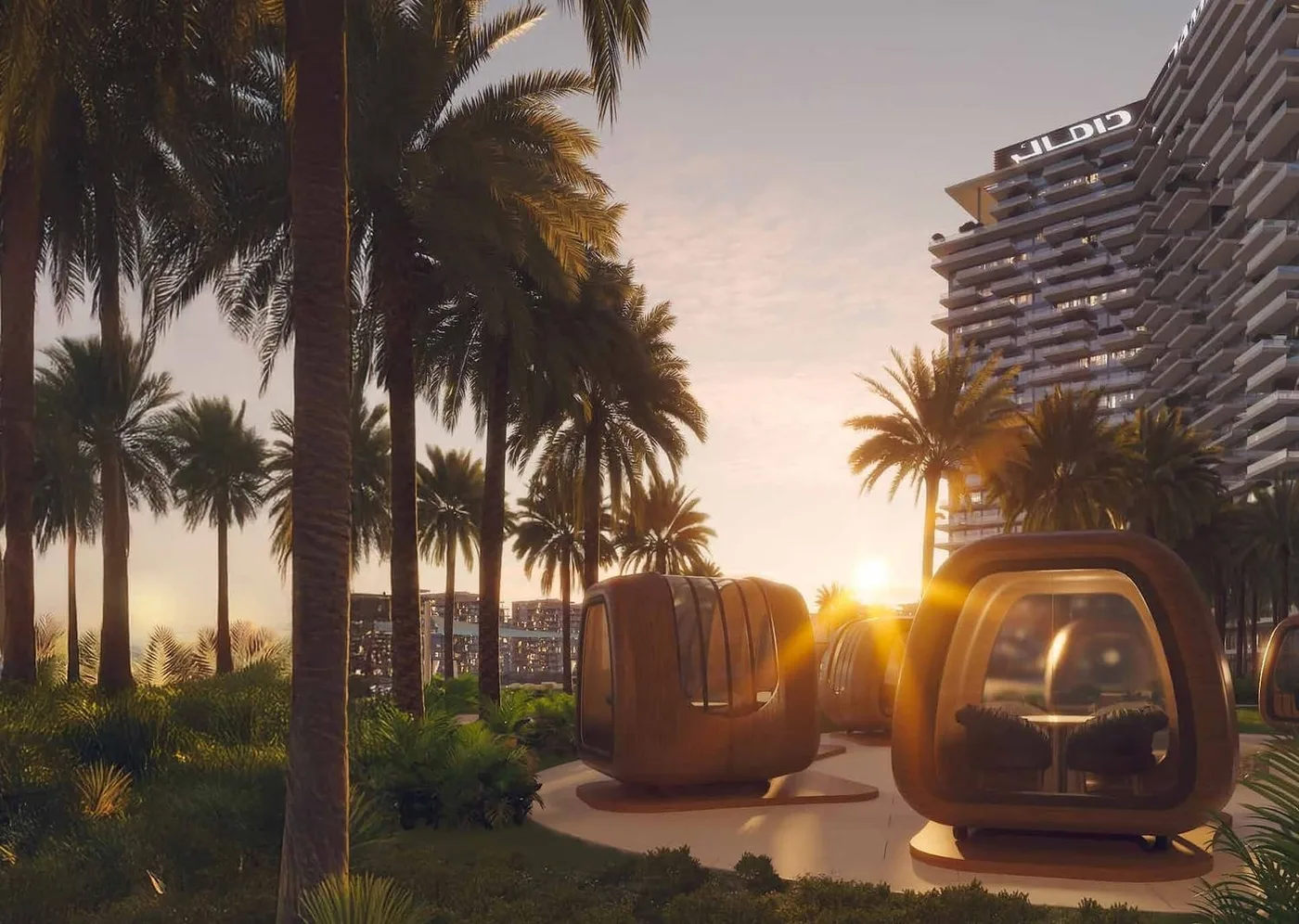 Private Dining Pods amenity image at Damac District