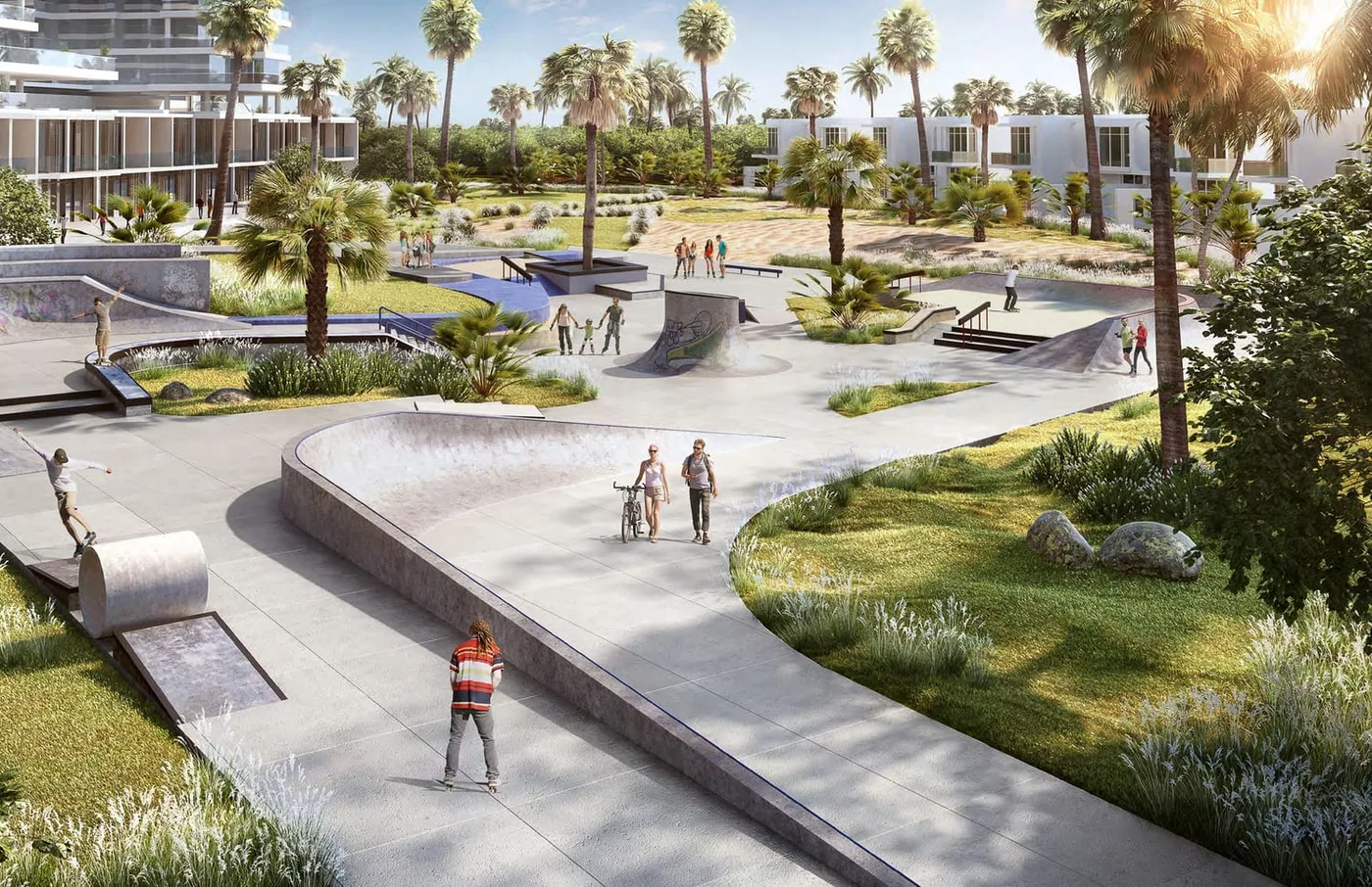 Skate Park amenity image at Damac Hills - Cavalli Estates