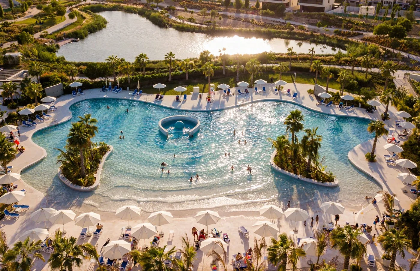 Wave Pool amenity image at Damac Hills - Cavalli Estates
