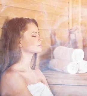 Steam Room And Sauna amenity image at Damac Hills - Golf Gate 2