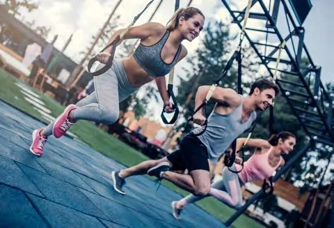 Al Fresco Gym amenity image at Damac Hills - Park Town