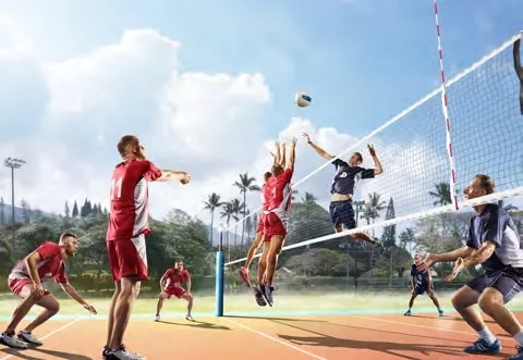 Volleyball Court amenity image at Damac Hills - Park Town