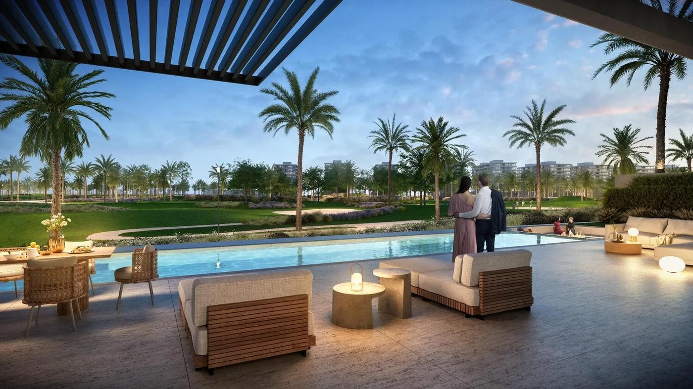 Terrace amenity image at Damac Hills - Utopia