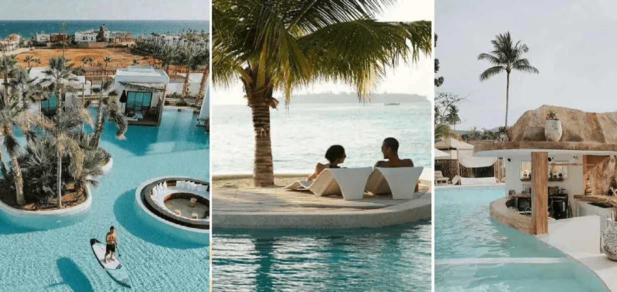 Pool Bar &Floating Pods amenity image at Damac Lagoons Views