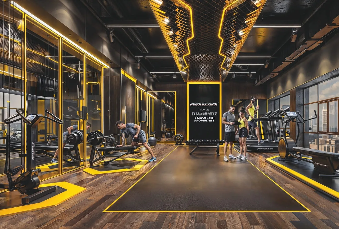 Gym amenity image at Diamondz
