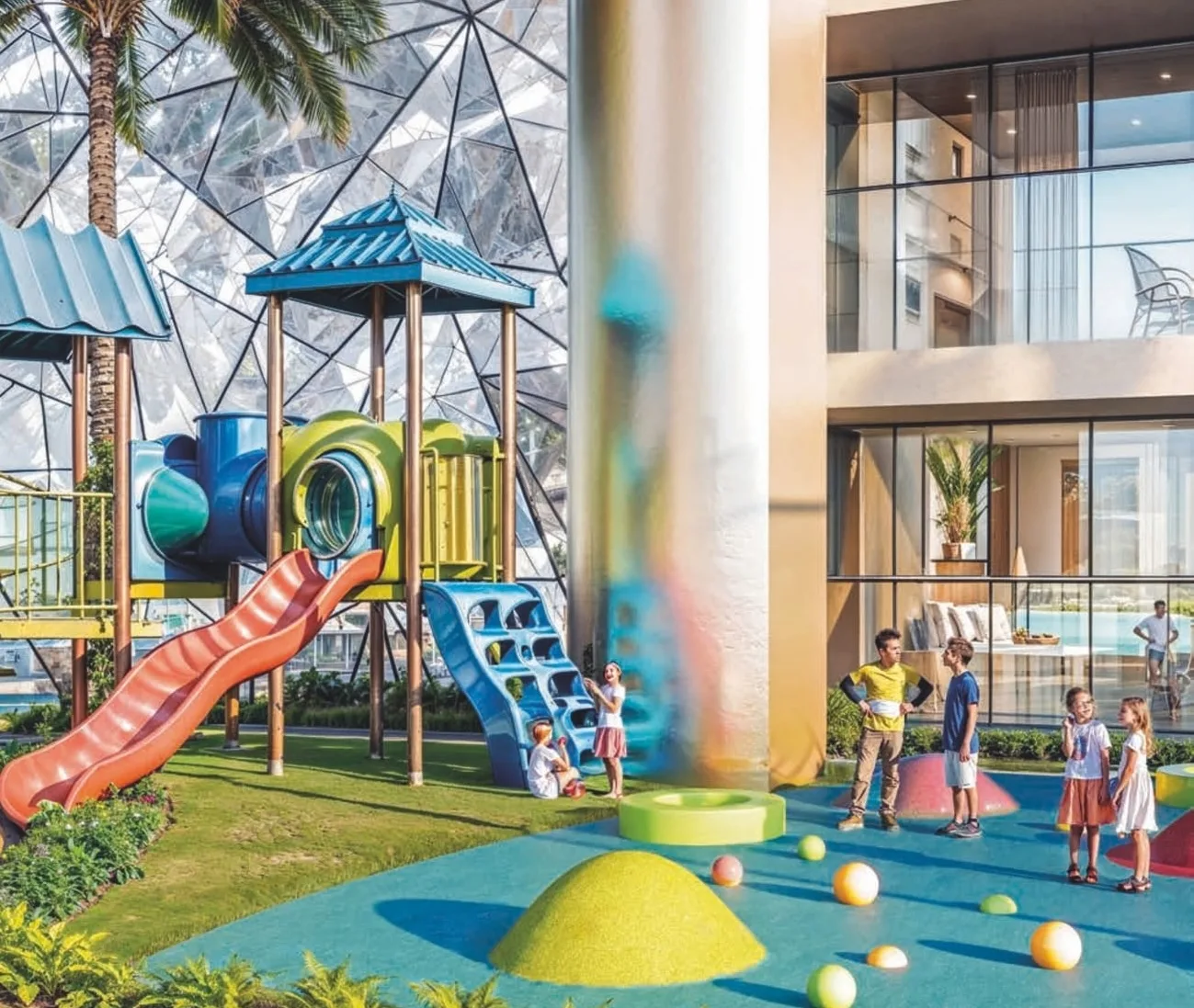 Indoor Kids Play Area amenity image at Diamondz