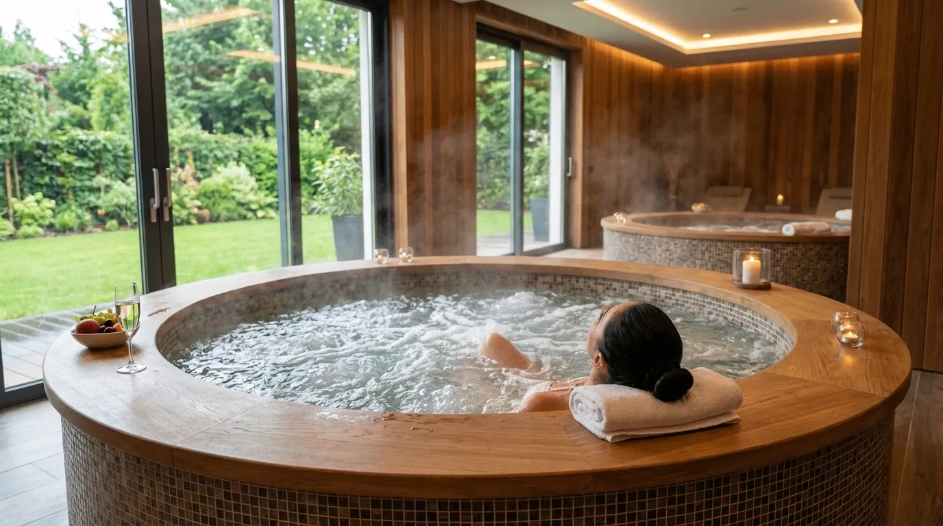 Jacuzzi amenity image at Divine Elements