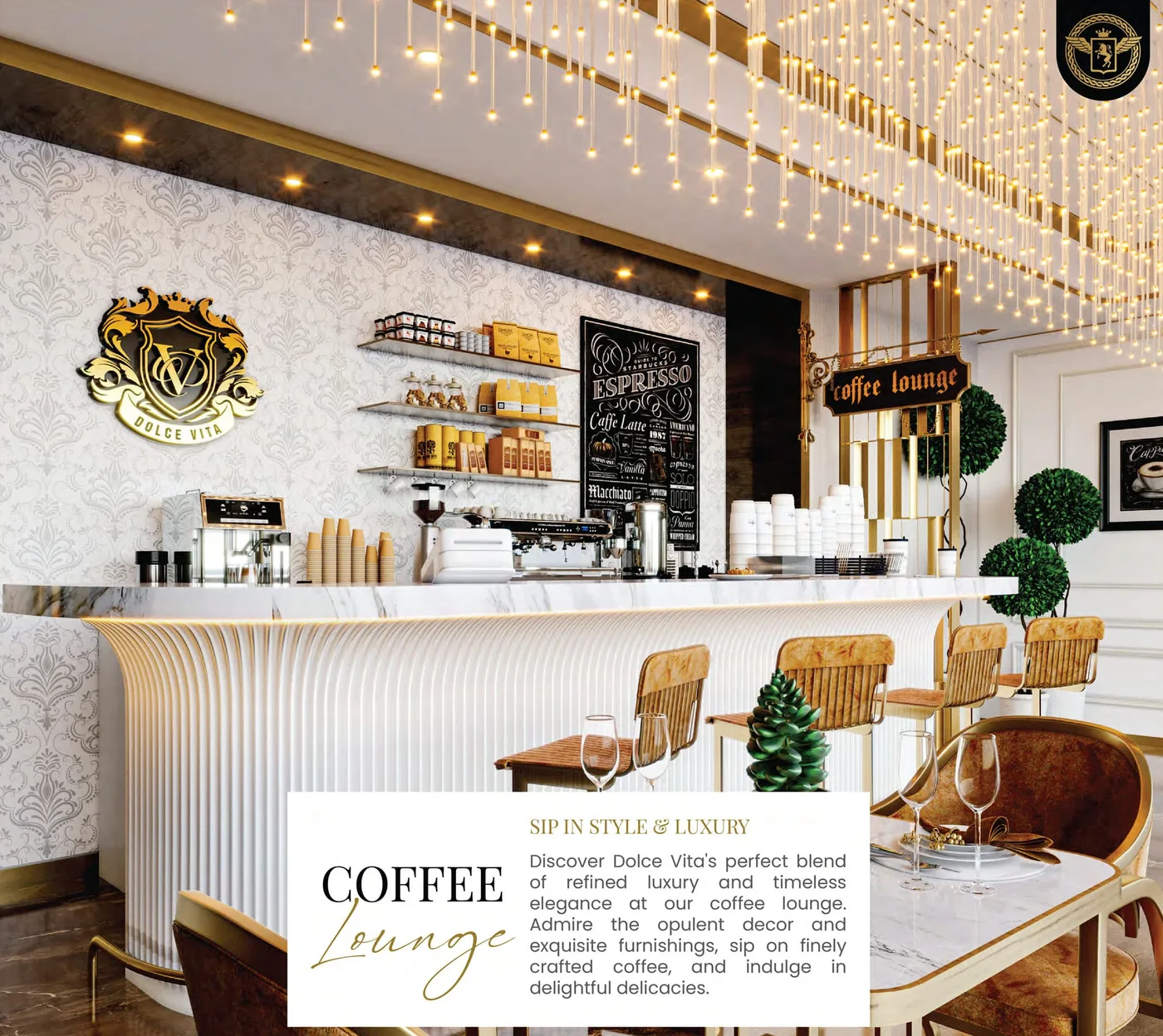 Coffee Lounge amenity image at Dolce Vita